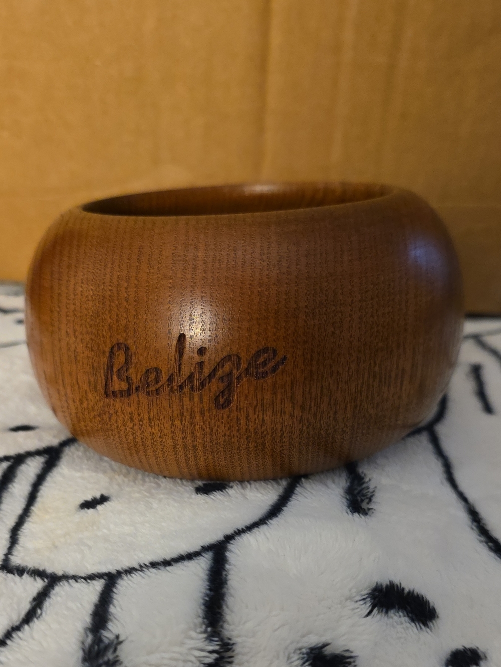Wooden FIGUREWOOD  Decorative Bowl - Brown
